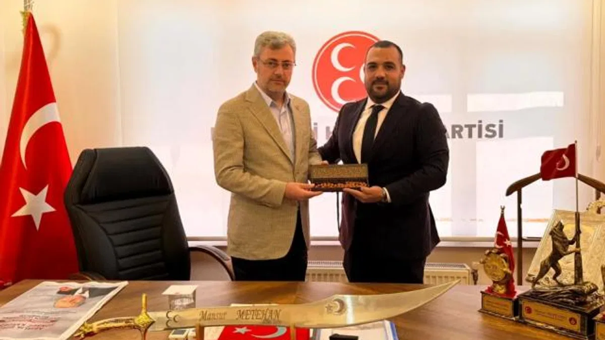 Milliyetçi iş insanı Şahinkanat’tan Başkan Metehan’a ziyaret