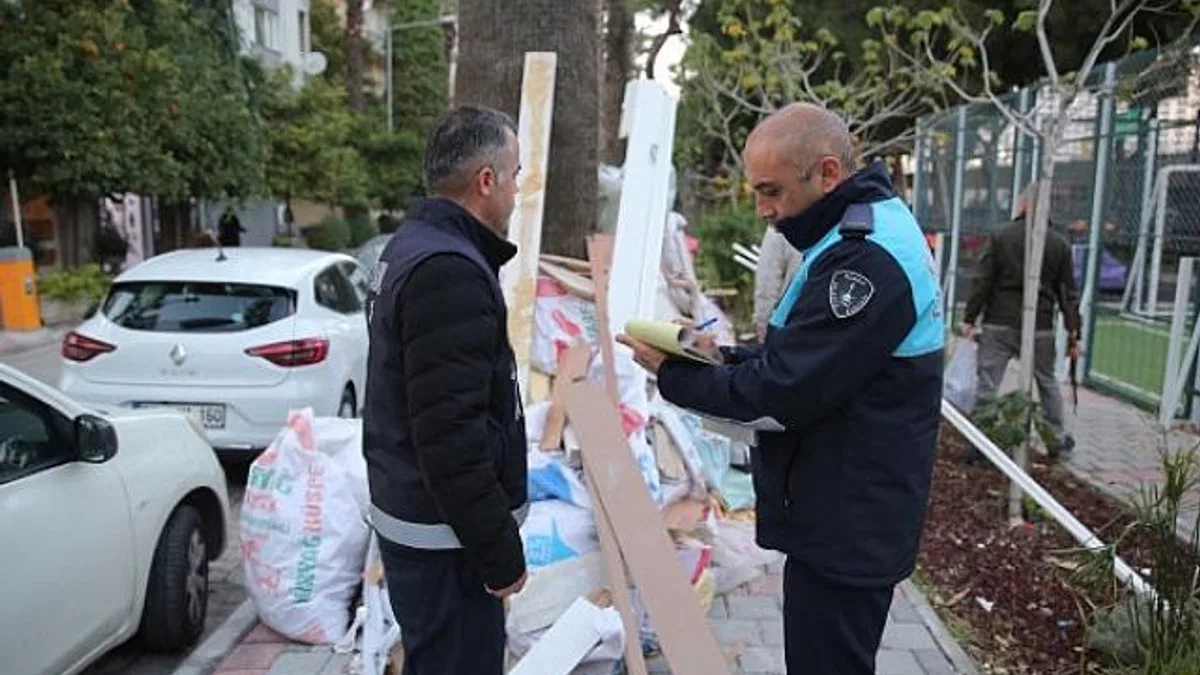 Konak’ta kaçak moloza geçit yok: 8 ayda 1 milyon 325 bin lira ceza