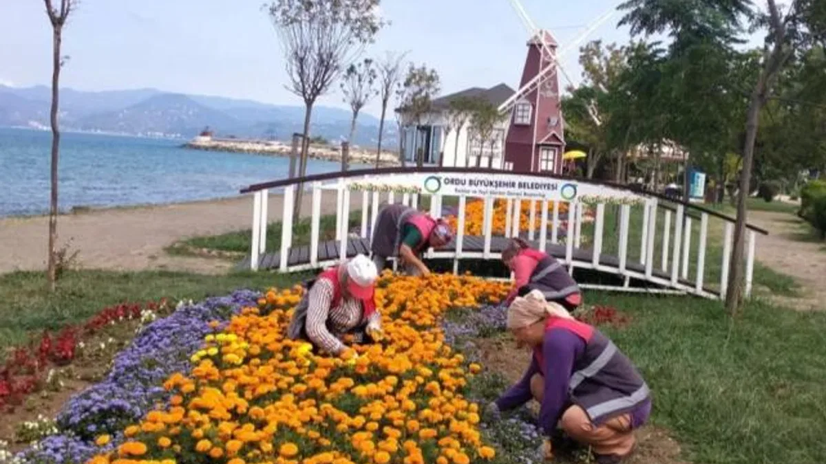 Ordu’da kent estetiğine Büyükşehir dokunuşu