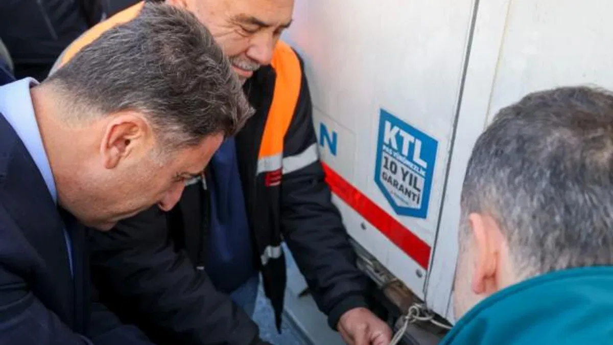 İlk tırın mühürlenmesi Vali Aygöl’den!
