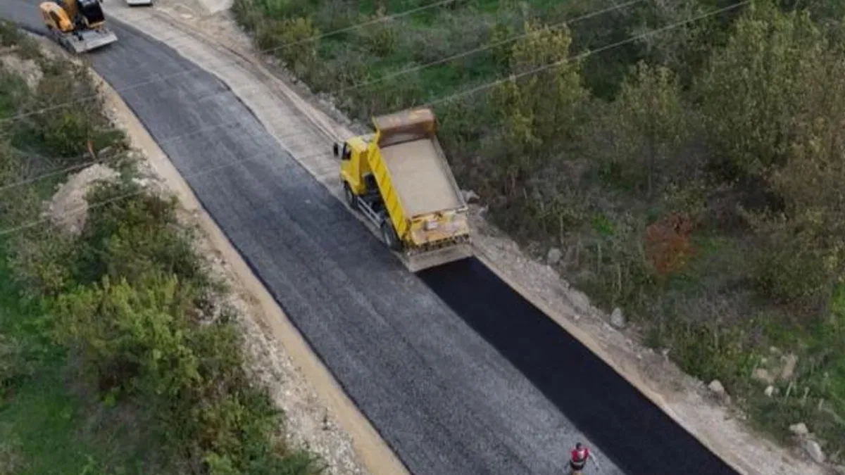 Ordu’da asfalt seferberliği sürüyor