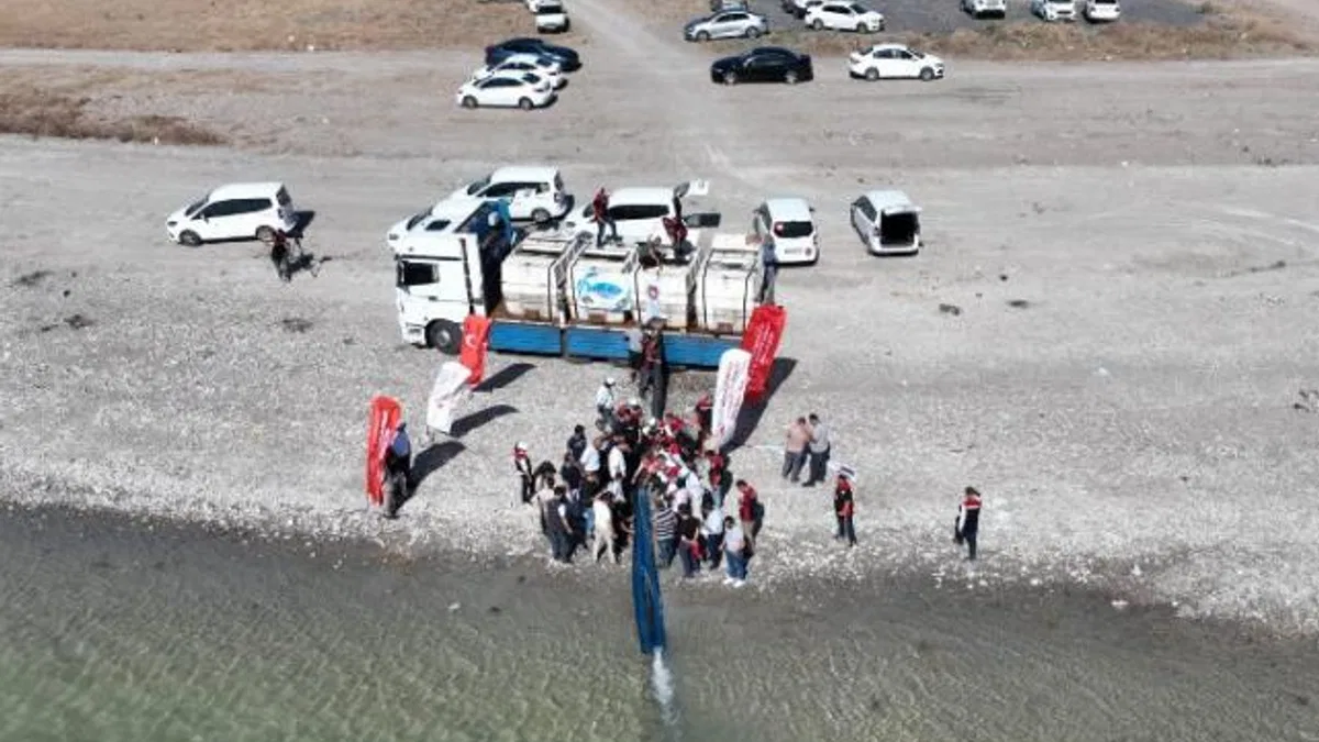 Başkan Çolakbayraktar: ‘İç denizimiz Yamula’ya 800 bin yavru sazan bıraktık’’