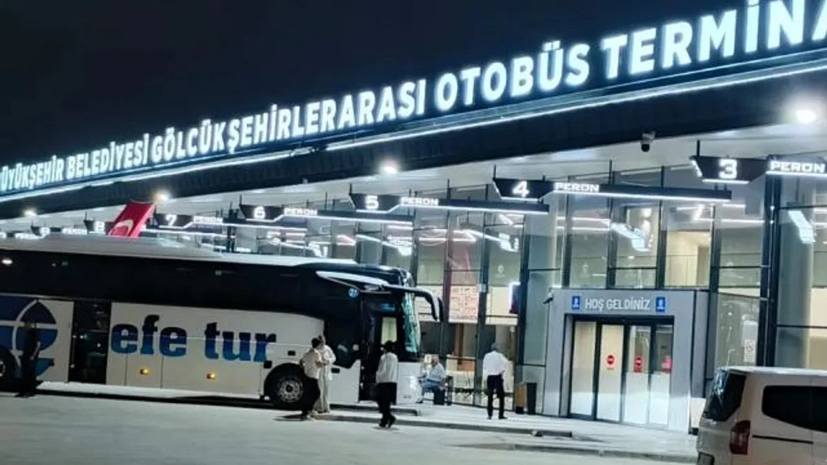 Kocaeli Gölcük Terminali’nde ilk sefer İzmir’e