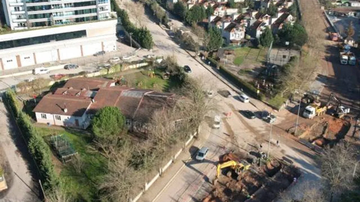 Alikahya tramvay hattı, Kocaeli Stadı’na doğru hızla ilerliyor
