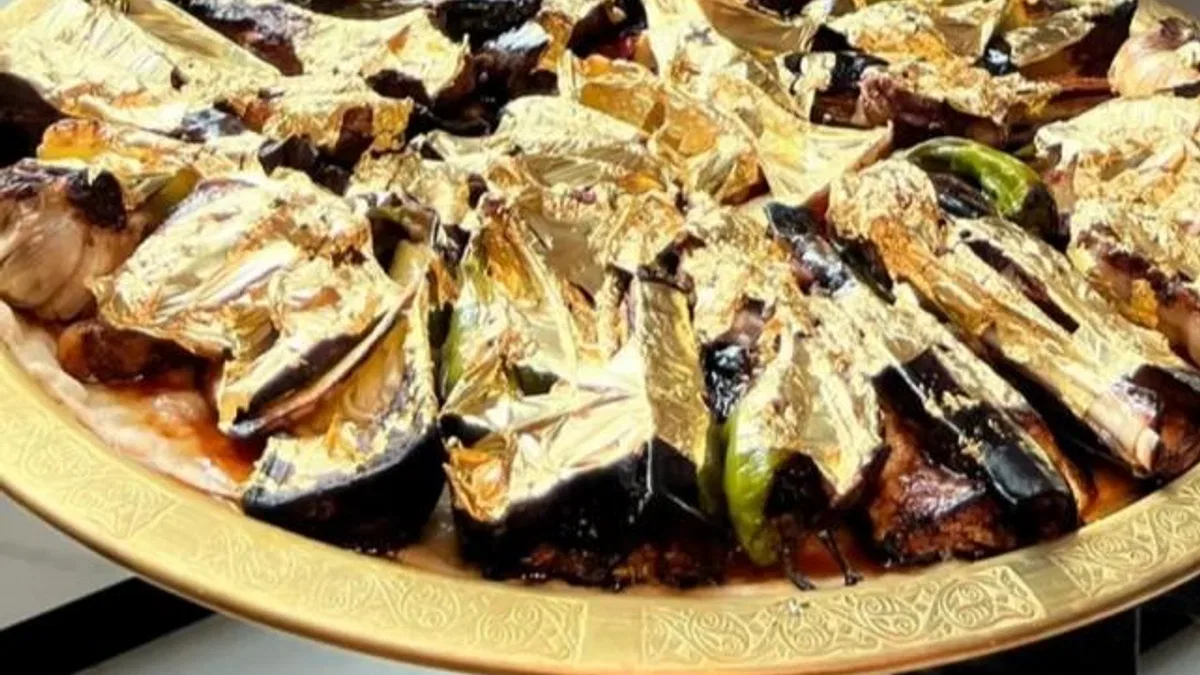 Tokat Kebabı artık altınla kaplı! Bu kebap 10 bin TL!