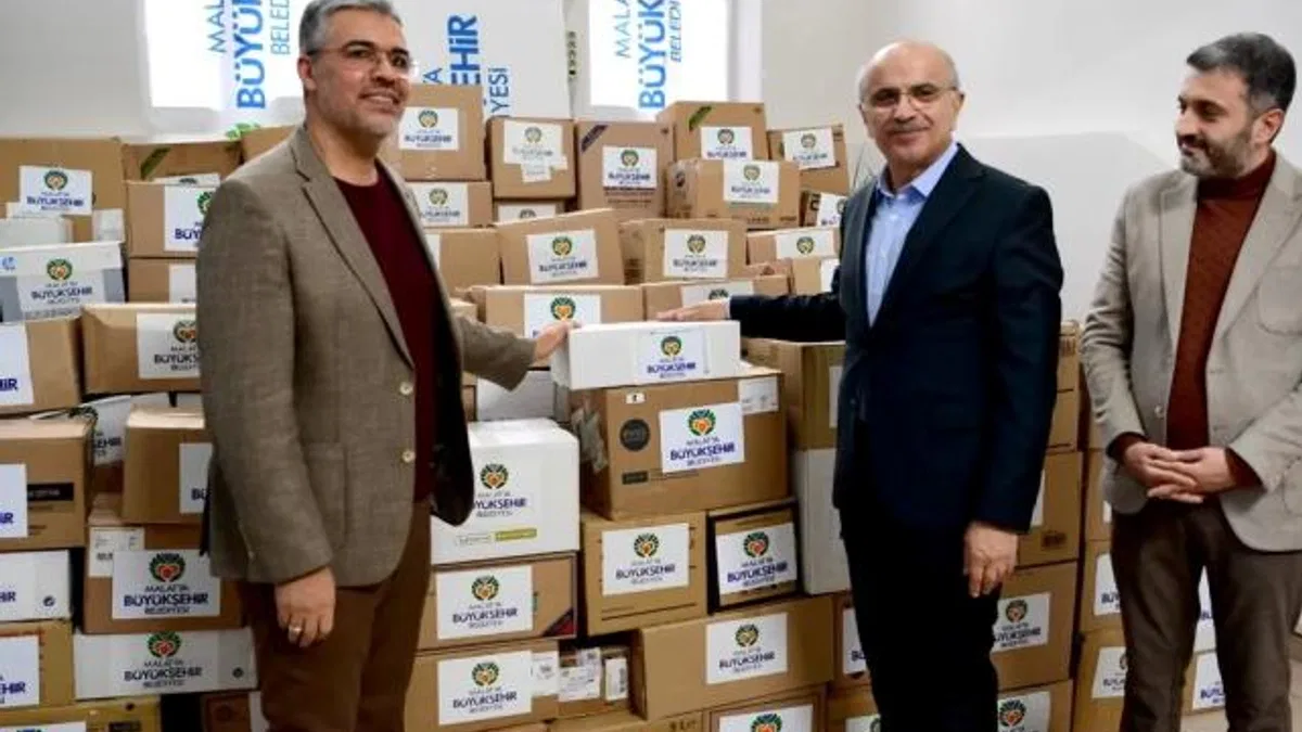 Malatya’dan Suriye’ye ilaç yardımı