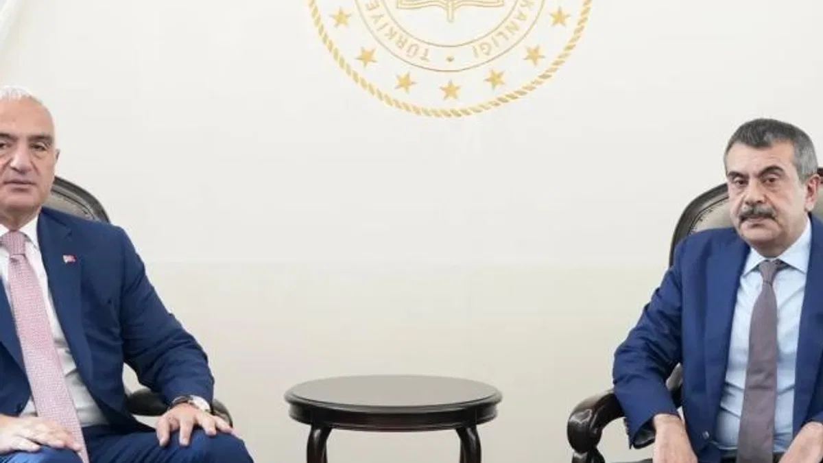 Bakan Tekin, Bakan Ersoy’u ağırladı