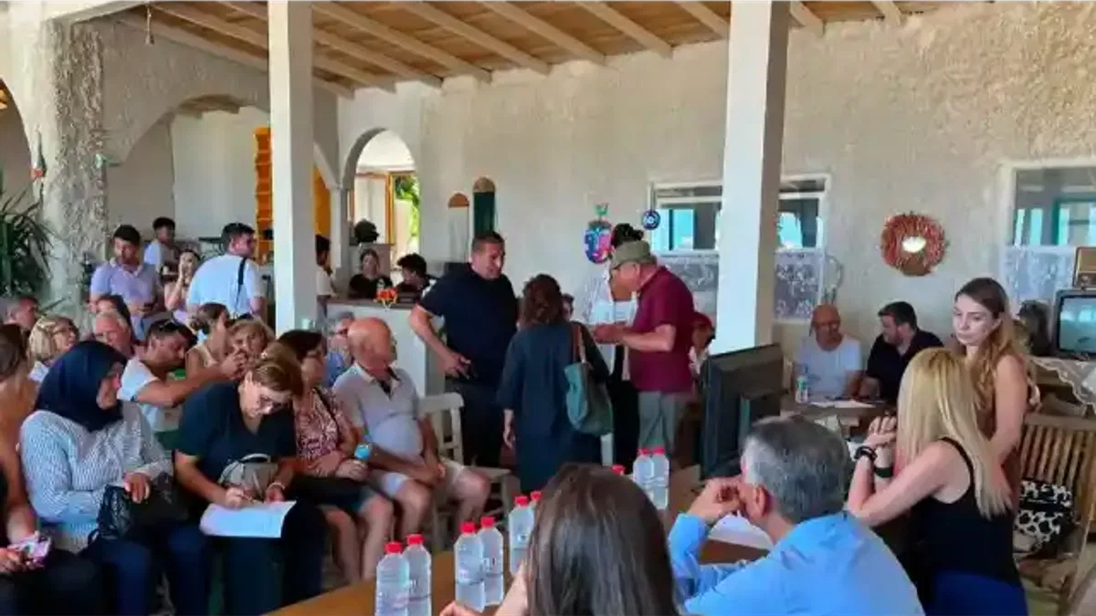Castello Fontana’ya Çeşme halkından destek