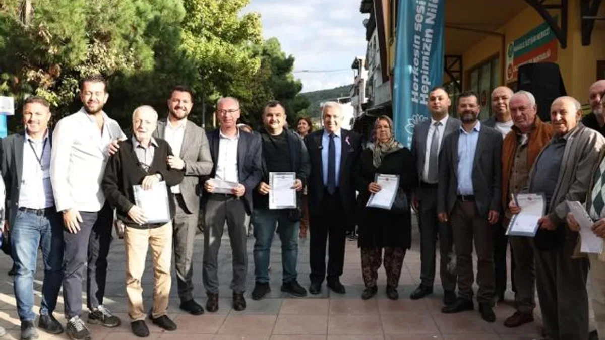 Çalı Mahallesi’nde tapu sevinci