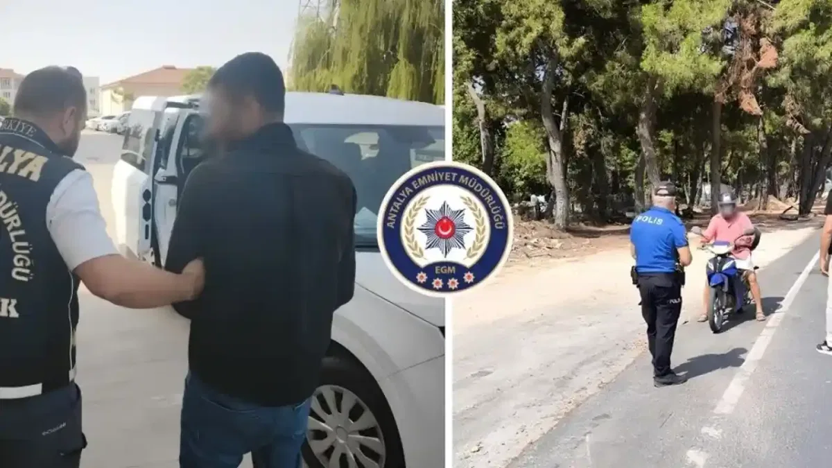 Antalya’da son bir haftada 275 kişi tutuklandı