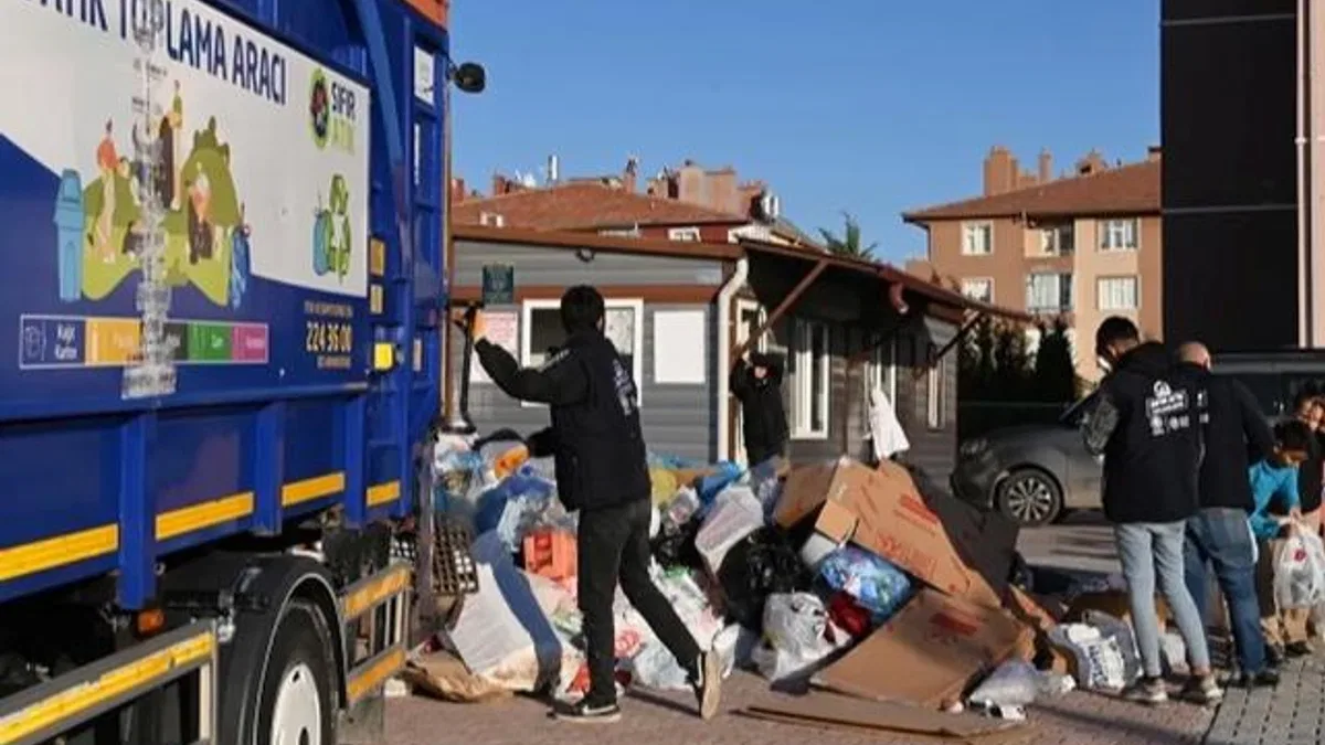 Konya Selçuklu’da okullar sıfır atık için yarıştı… 222 bin kilo atık toplandı