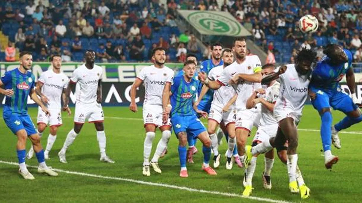 Çaykur Rizespor 1-0 Gençlerbirliği (Maç Sonucu)