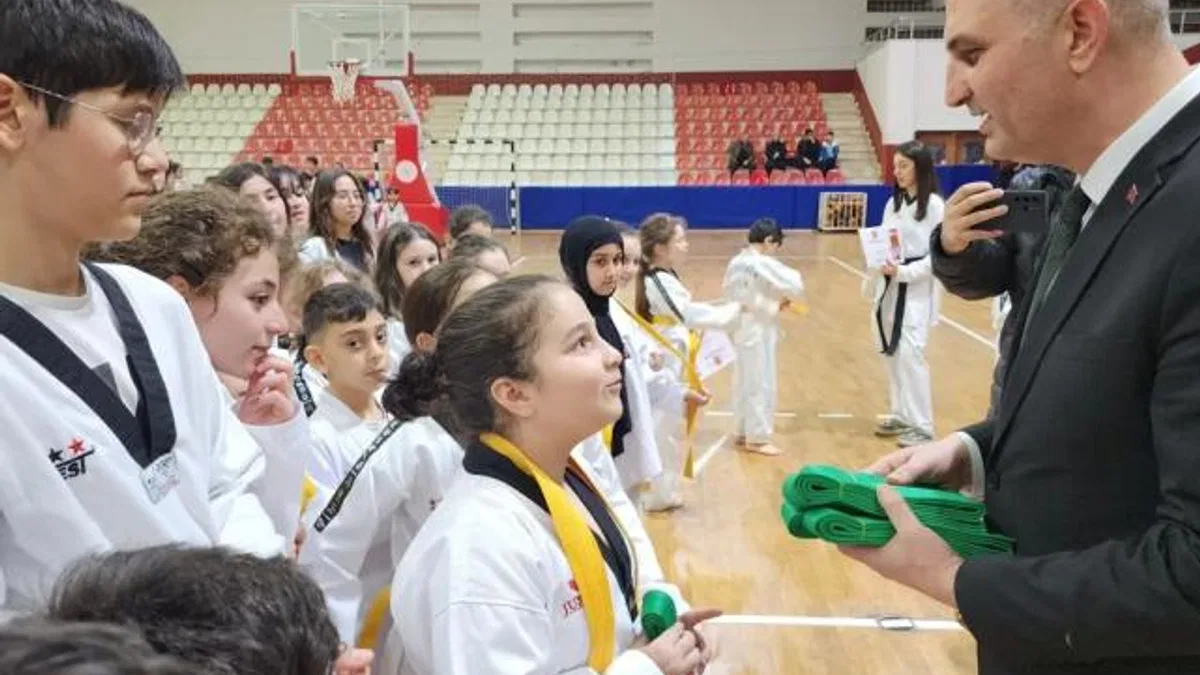 Kocaeli Gölcük’te sporcuların kuşak heyecanı