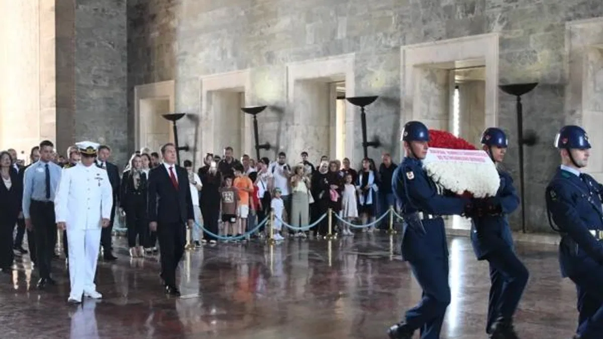 BALKANTÜRKSİAD yönetiminden Anıtkabir ziyareti
