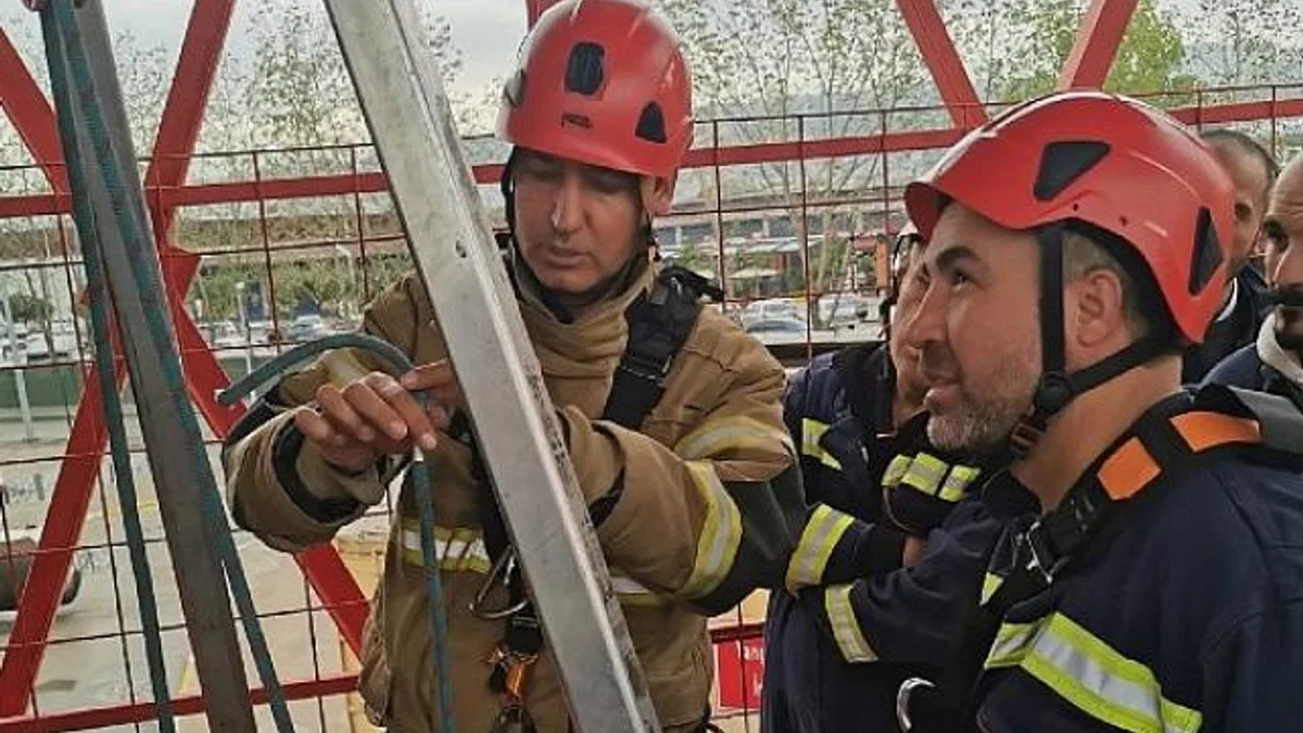 MİMAŞ personeline İtfaiyeden eğitim
