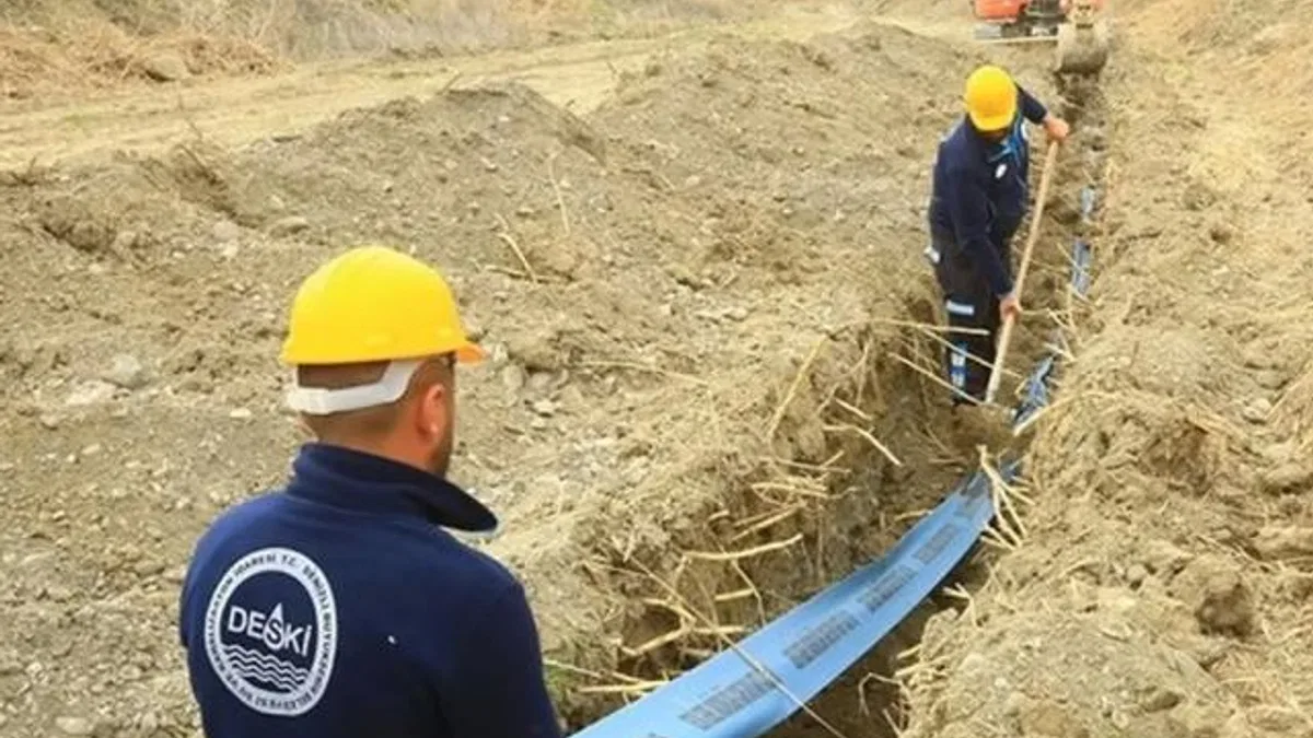 Honaz Kaklık’ta asbest borular tarihe karışıyor