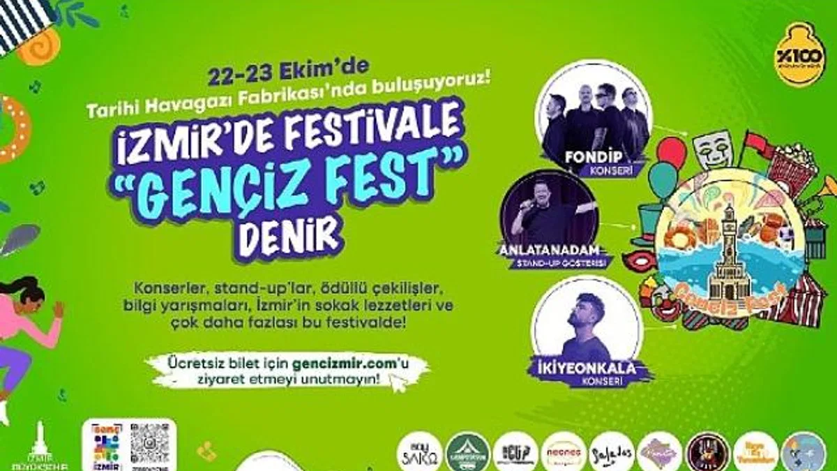 İzmir’de gençlik ve yaratıcılık rüzgarı estirecek Gençİz Fest başlıyor