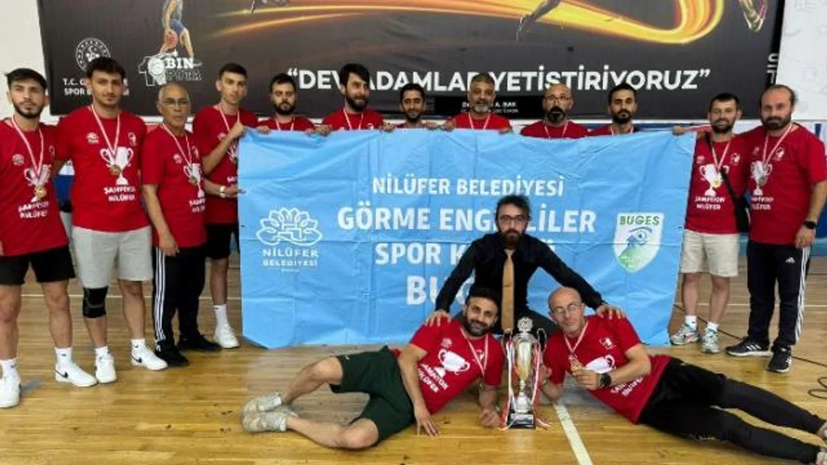Nilüfer BUGES namağlup şampiyon