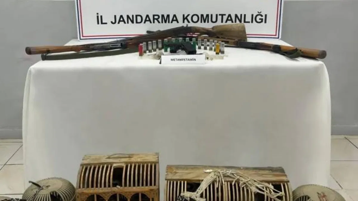 Adıyaman’da jandarmadan uyuşturucu ve silah operasyonu