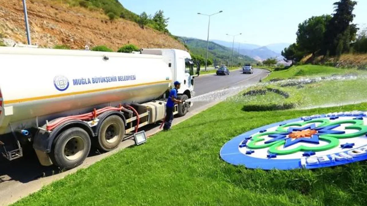 Muğla’dan kent estetiğine yeşil dokunuş