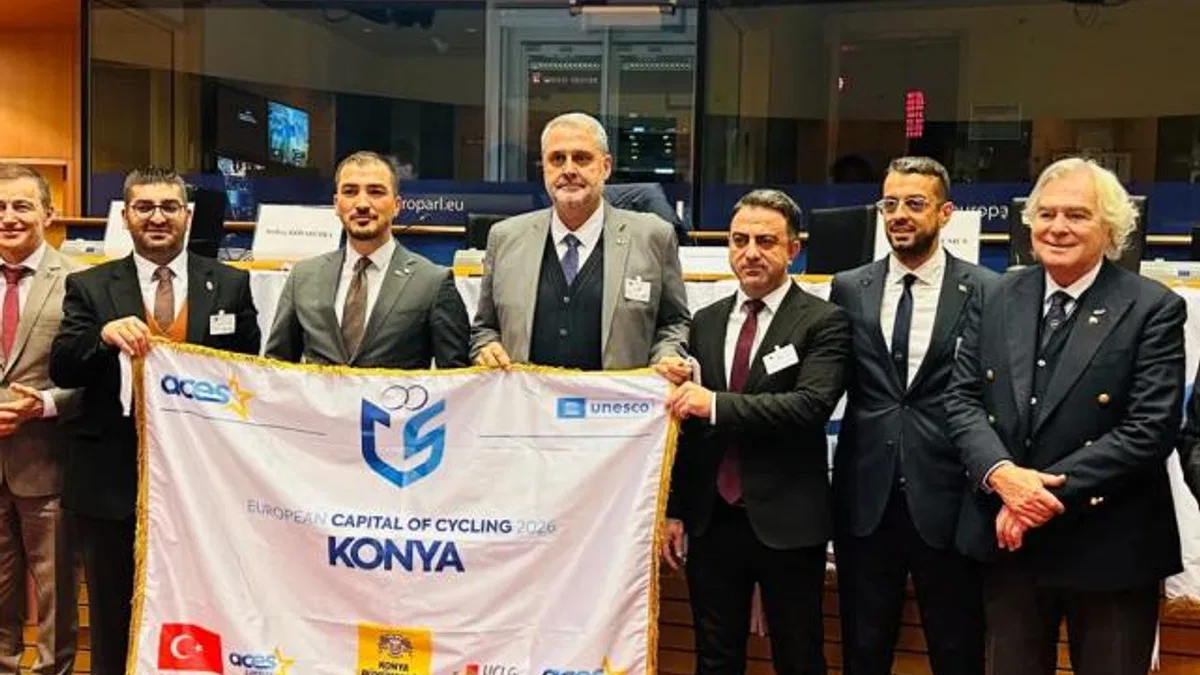Konya 2026 Avrupa Bisiklet Başkenti oldu