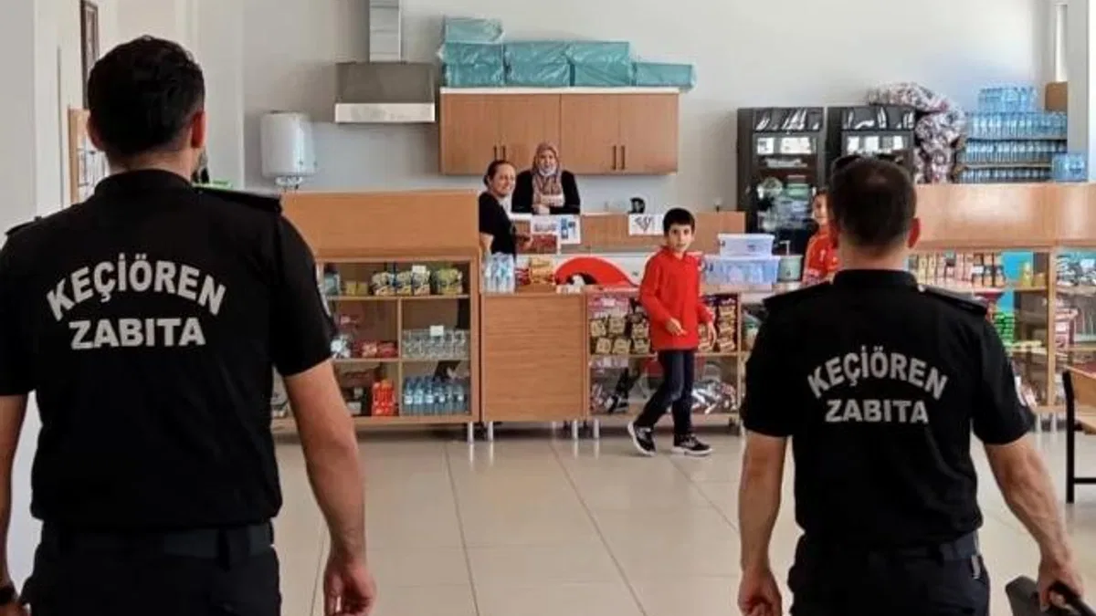 Ankara Keçiören’de okul kantinlerine sıkı denetim