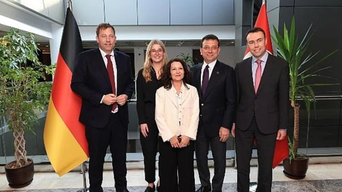 TBB ve İBB Başkanı Ekrem İmamoğlu, Alman Sosyal Demokrat Partisi Genel Başkanı Lars Klingbeil’i ağırladı