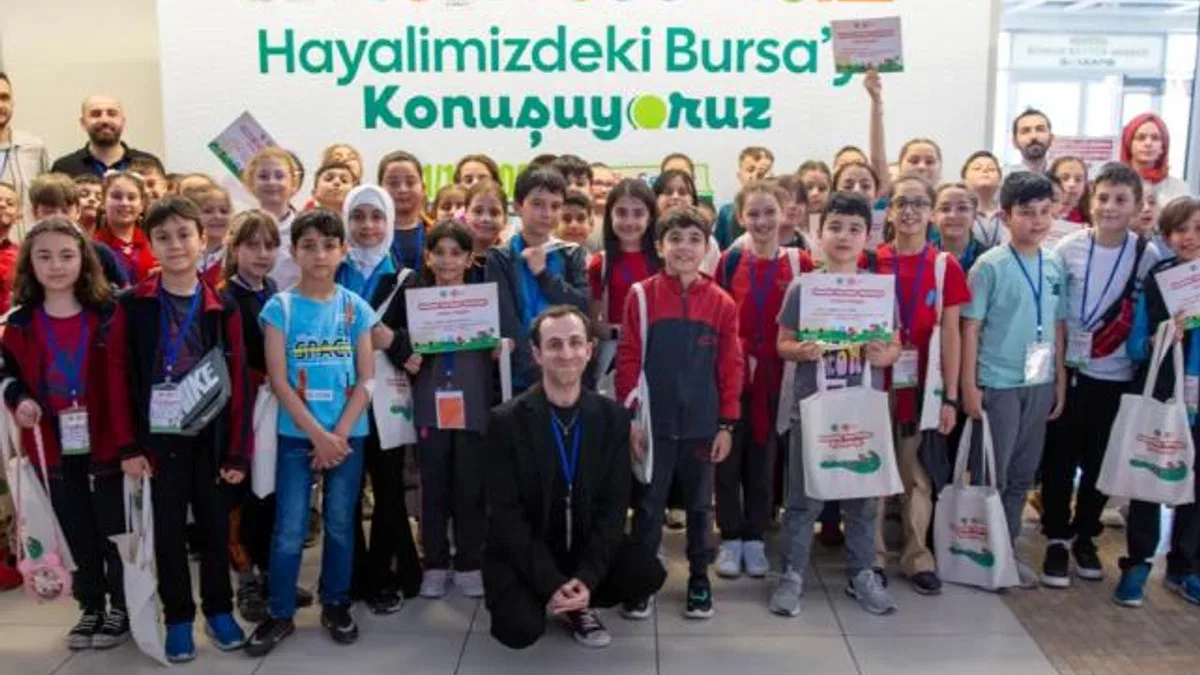 Bursa’da çocuklar hayallerindeki Bursa’yı konuştu