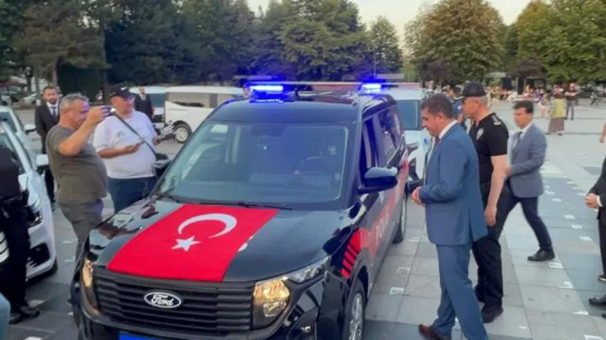 Düzce Emniyeti’ne 34 yeni araç