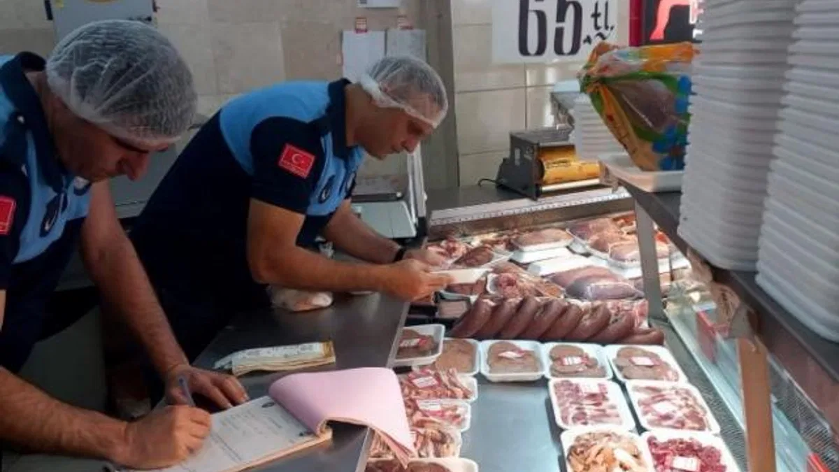 Dilovası kasaplarına denetim
