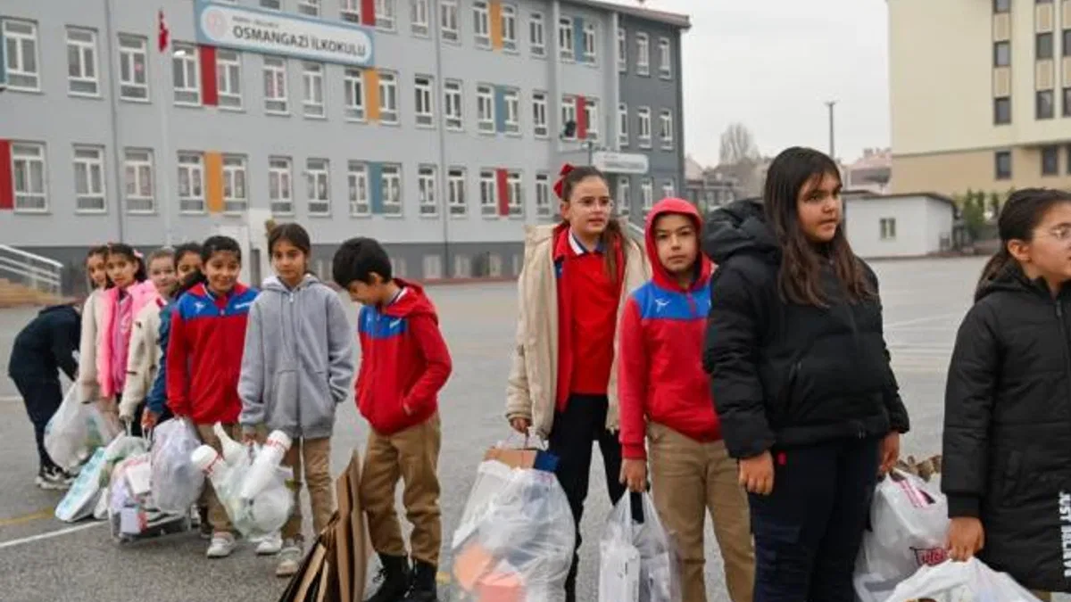Konya Selçuklu’da okullar ‘sıfır atık’ için yarışıyor