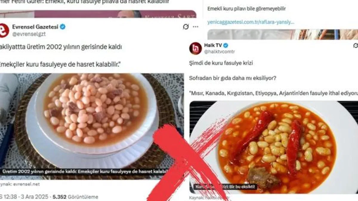 “Kuru fasulye krizi” iddialarına yalanlama