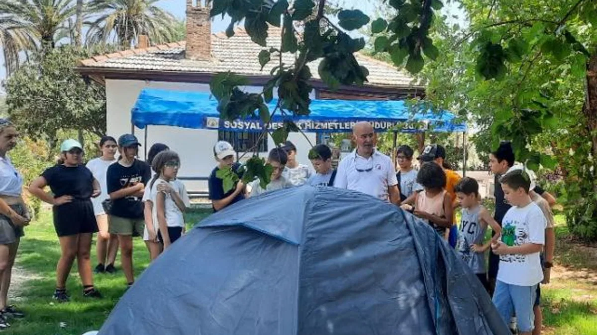 Doğa kampı ilk misafirlerini ağırladı