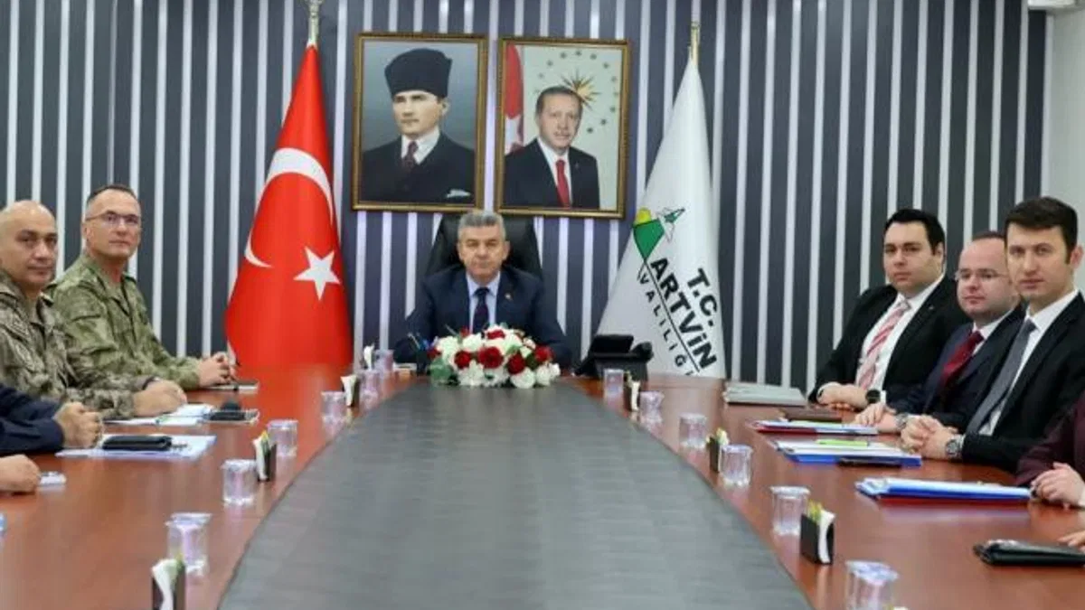 Artvin’de güvenlik ve asayiş koordinasyonu