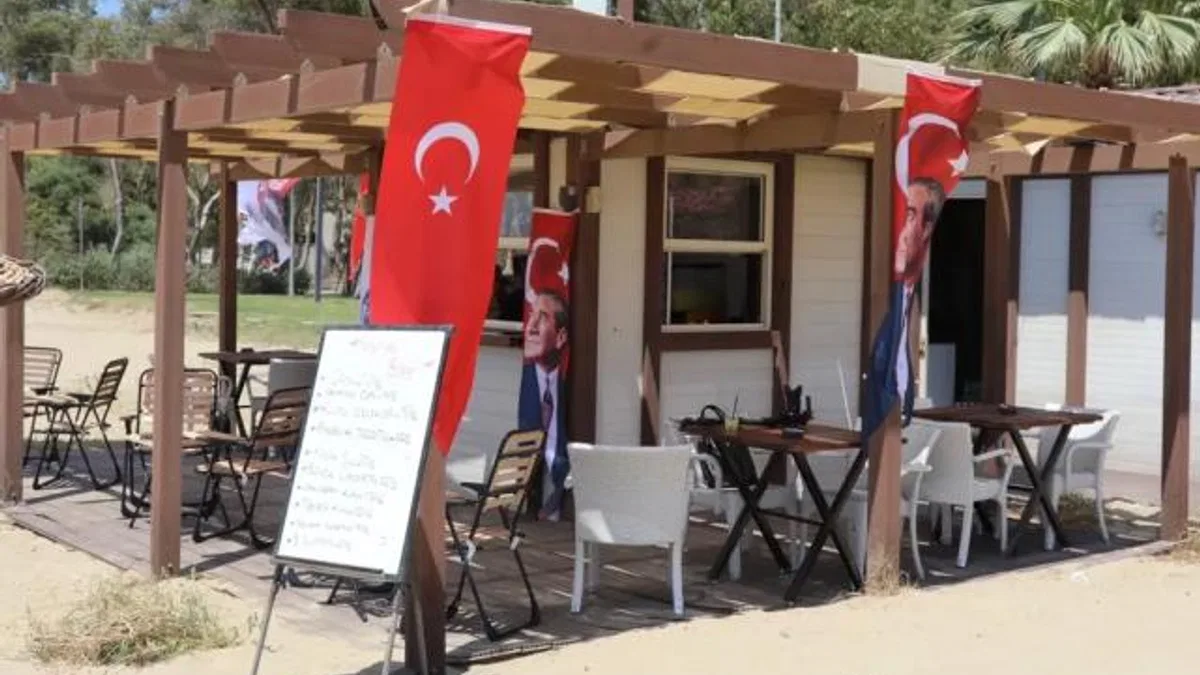 Pamucak Sahili’nde Festival Büfe hizmete girdi