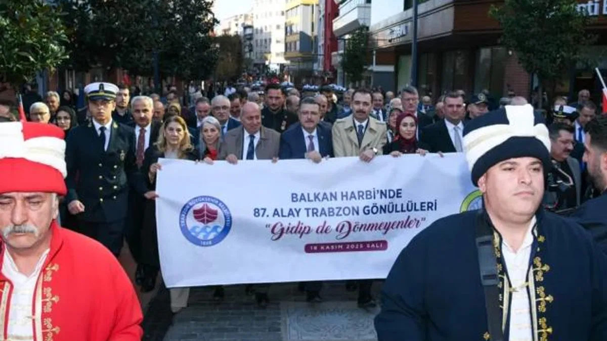 Trabzon’da ‘Gidip de Dönmeyenler’ etkinliği! 511 şehit anıldı