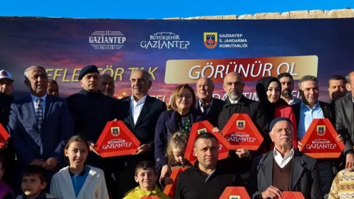Gaziantep’te reflektör seferberliği