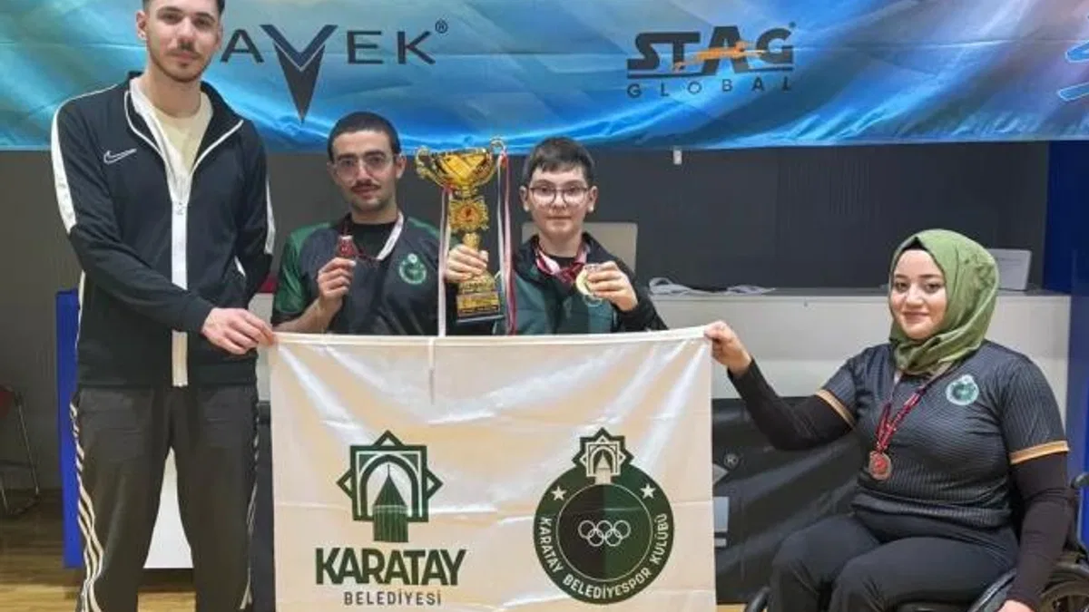 Konya Karataylı sporcular 5 madalya ile döndü