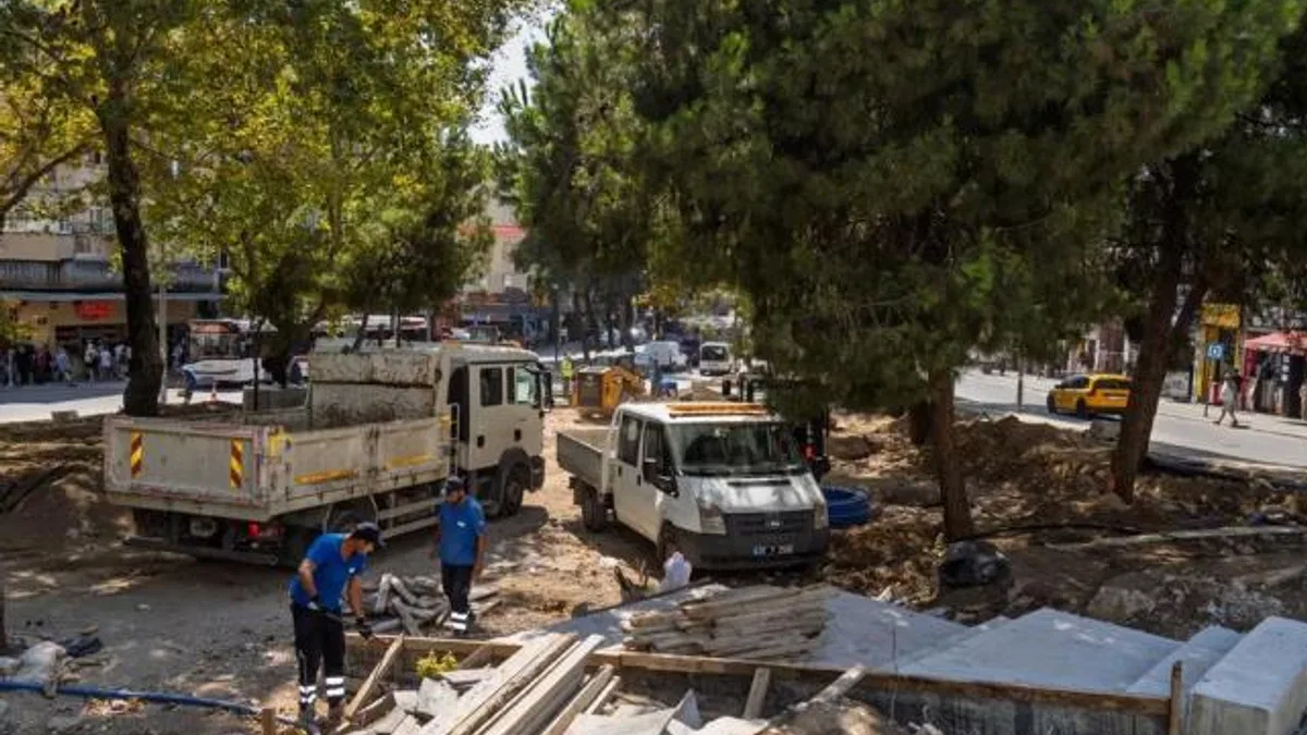 Şirinyer Beyazıt Aykut Parkı yenileniyor