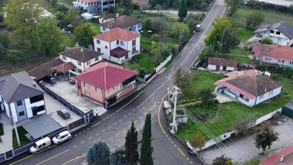 Sakarya Akyazı kırsalında ulaşımda yeni dönem