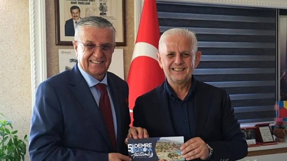 Demre Belediye Başkanı’ndan Başkan Topaloğlu’na ziyaret