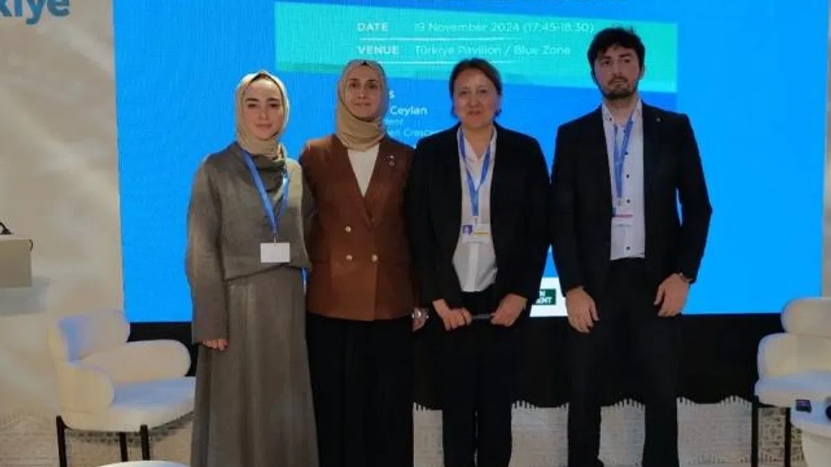 Yeşilay’dan COP29’da yan etkinlik