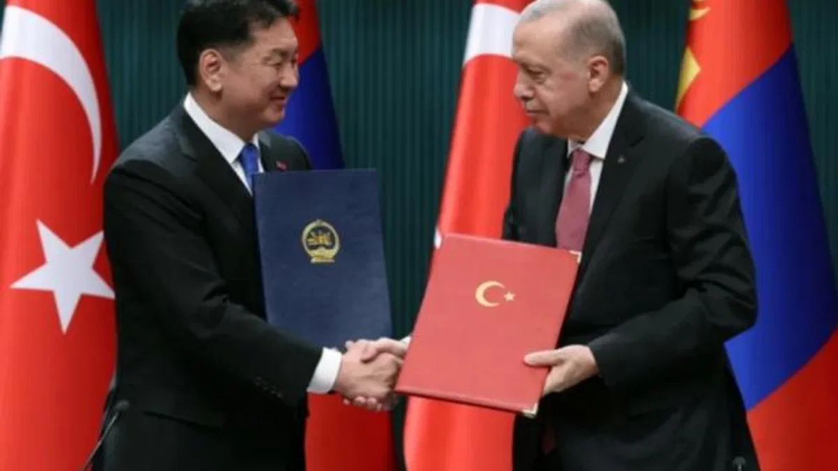 Türkiye ile Moğolistan arasında 10 stratejik imza