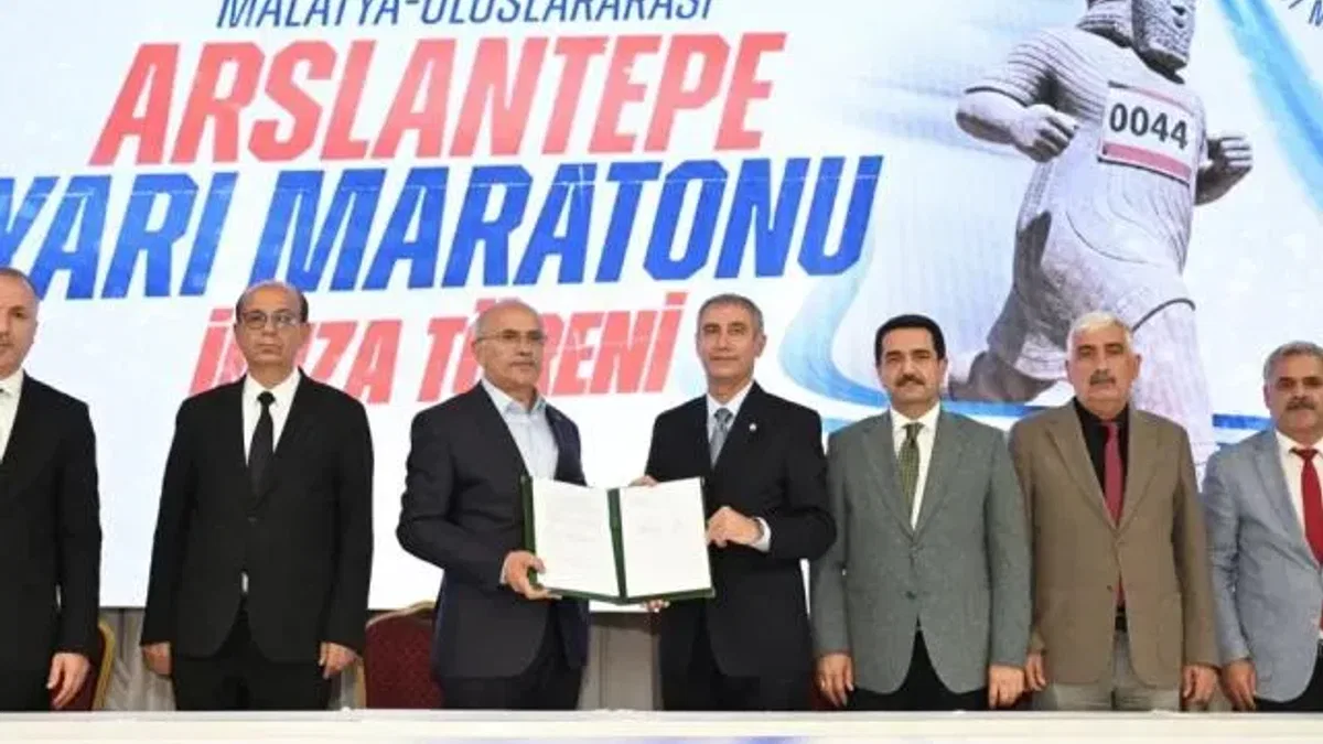 Malatya Arslantepe Yarı Maratonu’nun protokolü imzalandı