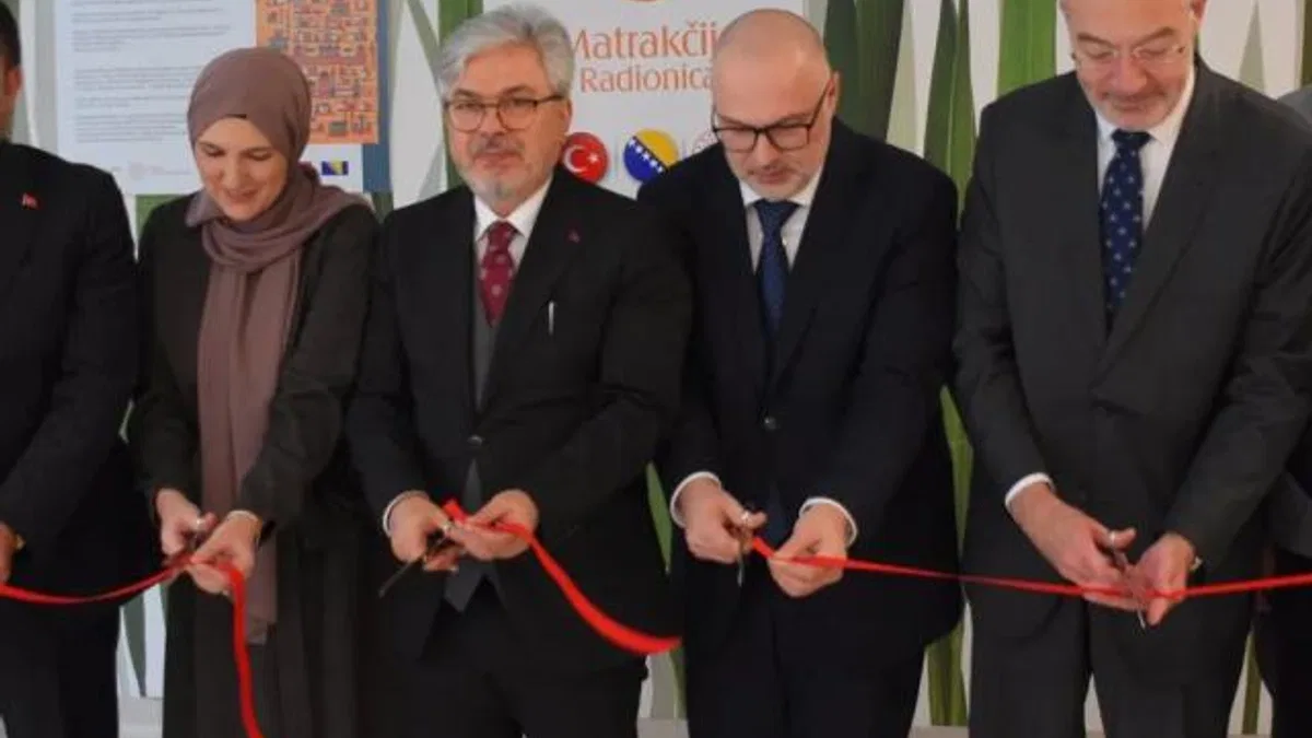 Bosna Hersek’te ‘Matrakçı’ atölyeler açıldı