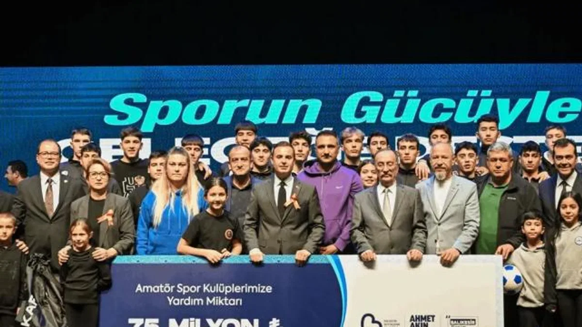 Balıkesir’de gençlere ve spora büyük destek