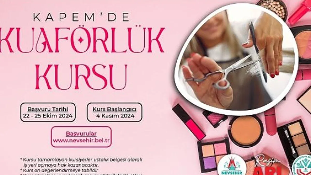 KAPEM’de Kuaförlük Kursu Açılacak
