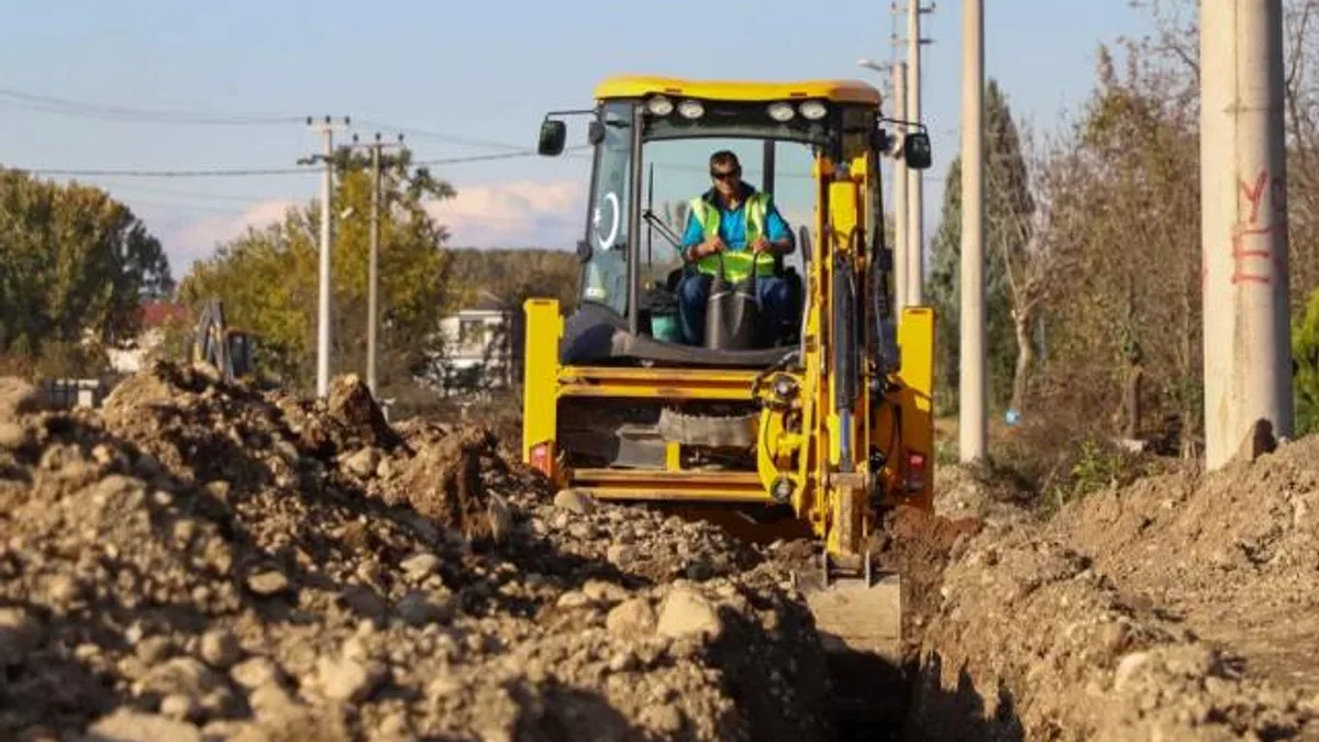 Sakarya’da Karacasu Caddesi’nde altyapı tamam sıra üstyapıda!