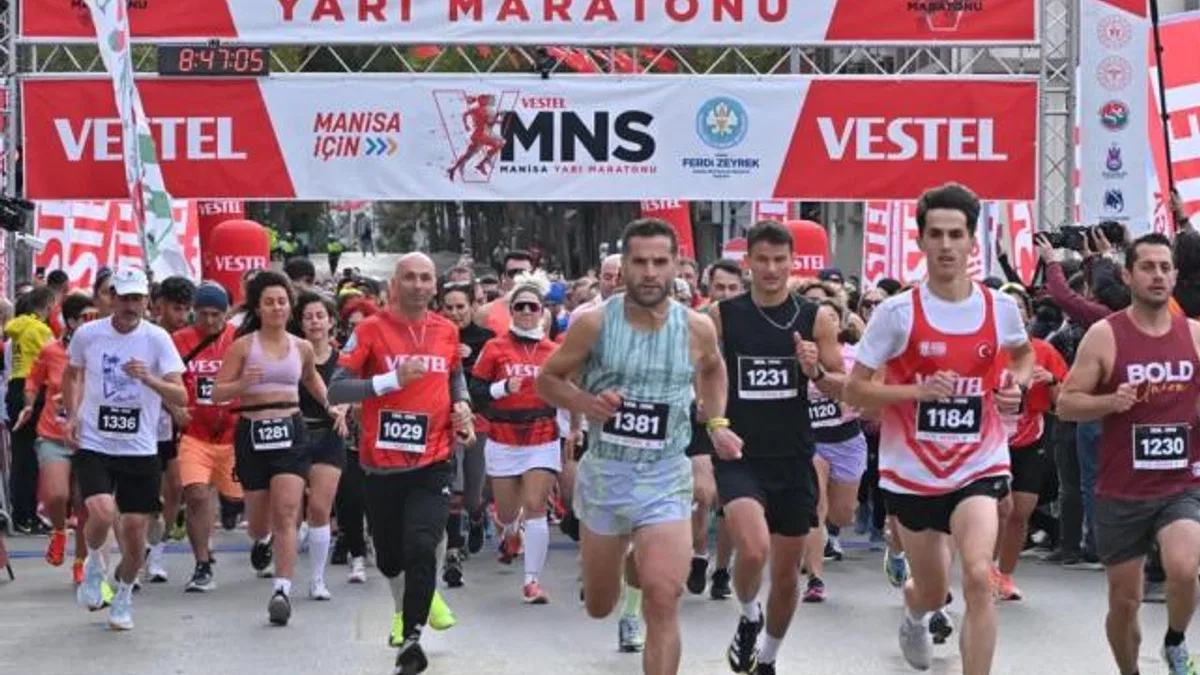 Manisa sokaklarında yarı maraton heyecanı