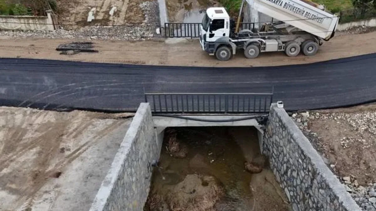 Sakarya’da sel ile taşkınlara menfez ve taş duvarlı önlem